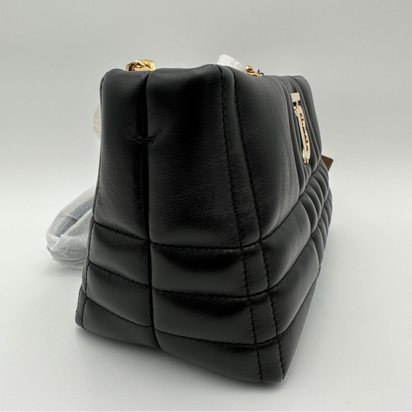 BURBERRY - LOLA SMALL QUILTED CROSSBODY BAG BLACK - Picture 6 of 13